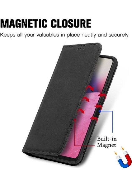 Samsung A33 5g Deri Kılıf Kapak Kapak Darbeye Basit Cüzdan (Yurt Dışından) modelleri