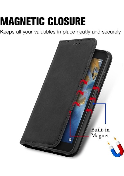 Zte Blade Zte Lite Cüzdan Fermuar Deri Kılıf Basit Iş Için Kılıf (Yurt Dışından)