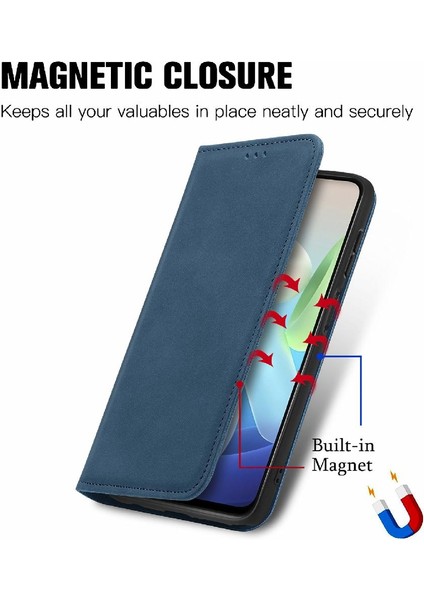 Vivo Y76S Için Kılıf Deri Kılıf Kordon Basit Iş Fermuar Cüzdan (Yurt Dışından) fırsatları