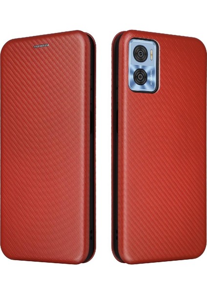 Motorola Moto E22 4g/moto E22I 4g Tam Koruma Deri Folio Için Kılıf (Yurt Dışından)
