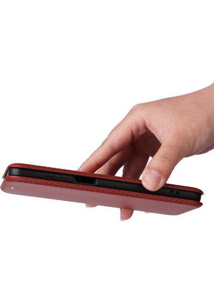 Motorola Moto G53 Manyetik Karbon Fiber Tam Koruma Kartı Için Kılıf (Yurt Dışından) fiyatları