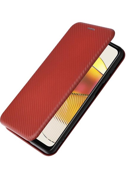 Motorola Moto G53 Manyetik Karbon Fiber Tam Koruma Kartı Için Kılıf (Yurt Dışından) fırsatları