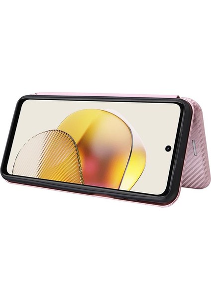 Motorola Moto G53 Manyetik Karbon Fiber Tam Koruma Kartı Için Kılıf (Yurt Dışından) fiyatları