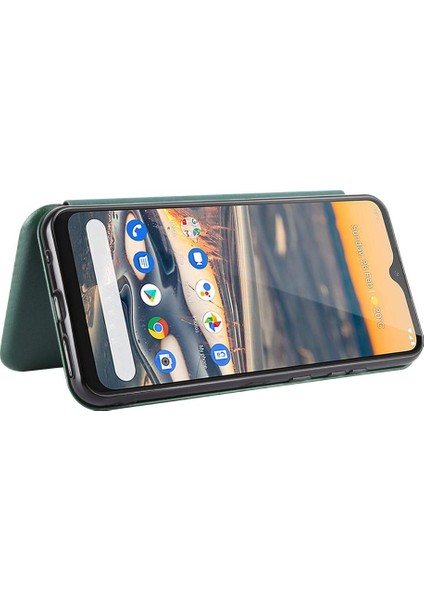 Nokia 5.3 Tam Koruma Kartı Ekleme Manyetik Karbon Fiber Için Kılıf (Yurt Dışından) modelleri