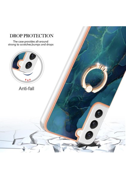 Samsung Galaxy S22 5g Tampon 360 &deg; Dönebilir Halka Mermer Tpu Için Kılıf (Yurt Dışından) fiyatları