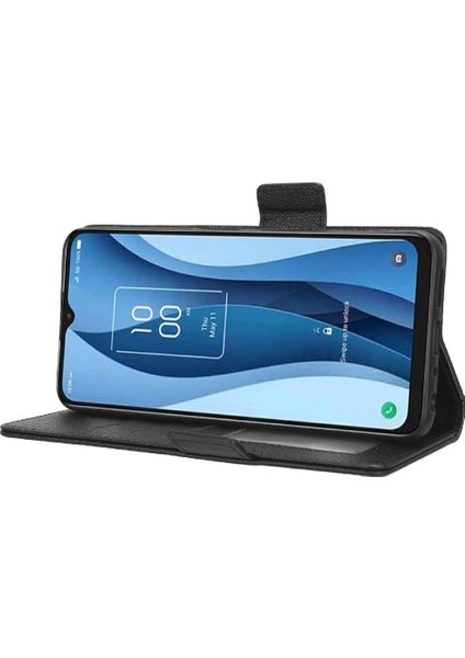 Tcl 40 Xl Yan Toka Pu Deri Cüzdan Manyetik Kart Yuvaları Tutucu Için Kılıf (Yurt Dışından) fırsatları