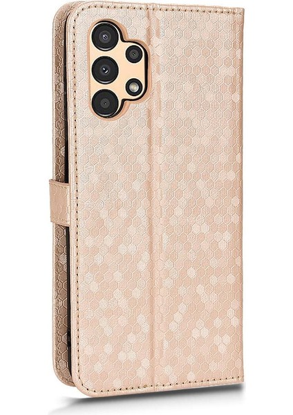 Samsung Galaxy A13 4g Için Geometrik Desen Manyetik Toka Deri (Yurt Dışından) modelleri