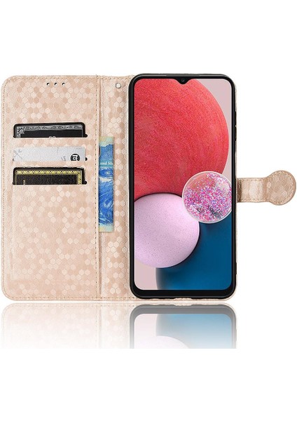Samsung Galaxy A13 4g Için Geometrik Desen Manyetik Toka Deri (Yurt Dışından) fırsatları