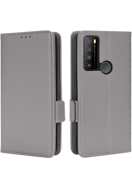 Tcl 30 Xl Için KILIF/T701DL Yan Toka Cüzdan Kart Yuvaları Tutucu Pu Deri (Yurt Dışından)