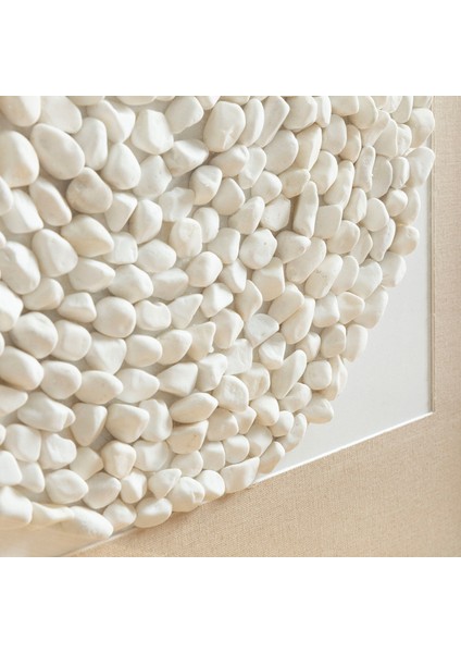 Anua Çakıl Taşı Tablo 63X63 cm Natural modelleri