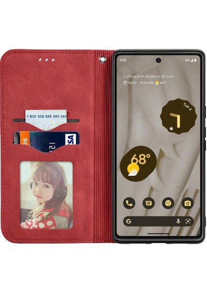 Google Pixel 7A Cüzdan Kılıf Basit Iş Kordon Için Kılıf (Yurt Dışından) indirimleri