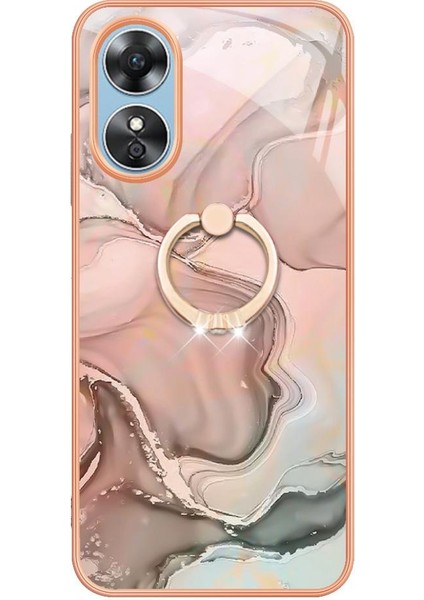 Oppo A17 4g Tampon Için Kılıf 360 &deg; Dönebilir Halka Mermer Darbeye Tpu (Yurt Dışından) fiyatları