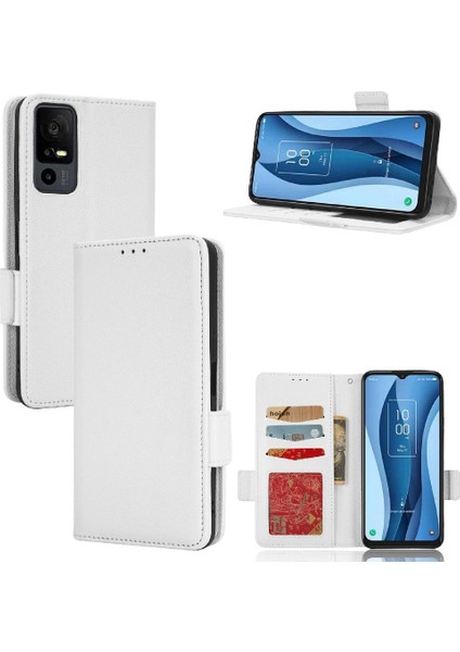 Tcl 40X 5g Için KILIF/T601D Yan Toka Cüzdan Kart Yuvaları Tutucu Pu Deri (Yurt Dışından) fiyatları