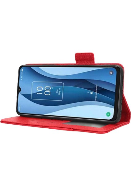 Tcl 40 Xl Yan Toka Pu Deri Cüzdan Manyetik Kart Yuvaları Tutucu Için Kılıf (Yurt Dışından) fırsatları