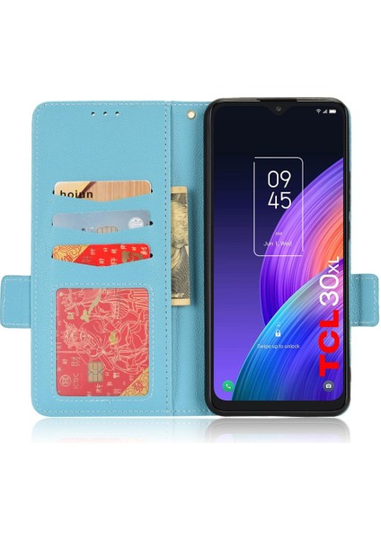 Tcl 30 Xl Için KILIF/T701DL Yan Toka Cüzdan Kart Yuvaları Tutucu Pu Deri (Yurt Dışından) fırsatları