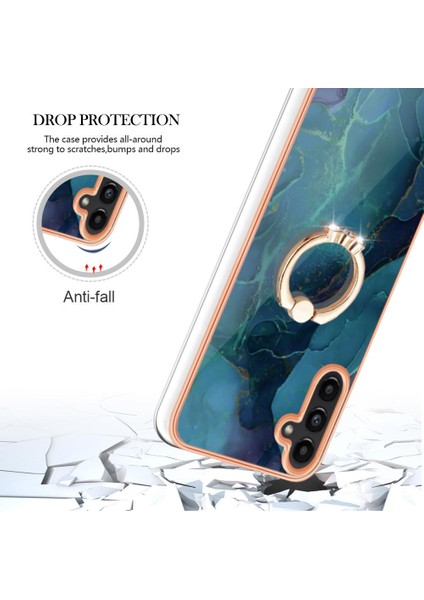 Samsung Galaxy A13 5g Için Kılıf 360 &deg; Dönebilir Halka Mermer Darbeye Tpu (Yurt Dışından) fırsatları
