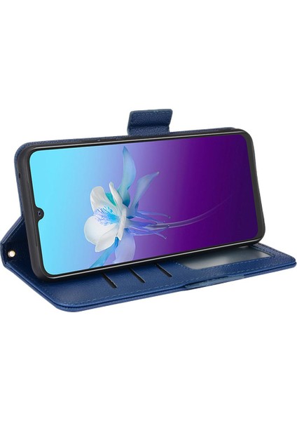 Vivo V20 Yan Toka Manyetik Kart Yuvaları Için Kılıf Tutucu Cüzdan Pu Deri (Yurt Dışından) fiyatları