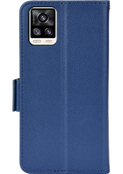 Vivo V20 Yan Toka Manyetik Kart Yuvaları Için Kılıf Tutucu Cüzdan Pu Deri (Yurt Dışından) fırsatları