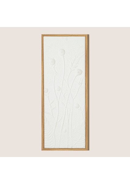 Jardin Naturel Tablo 43X103 cm Beyaz