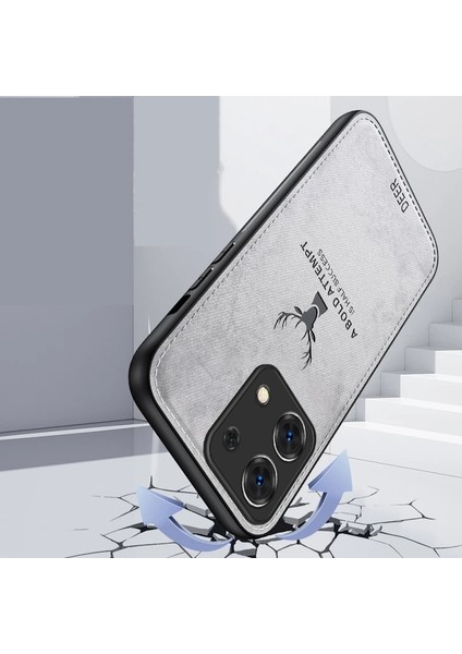 Xiaomi Redmi Note 13 Pro 4g Geyik Deseni Kumaş Cep Telefonu Kılıfı (Yurt Dışından) modelleri