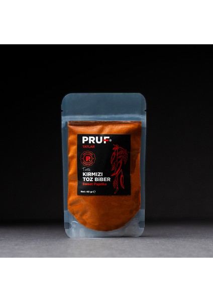 Toz Kırmızı Biber Tatlı Eko Paket 40 gr.