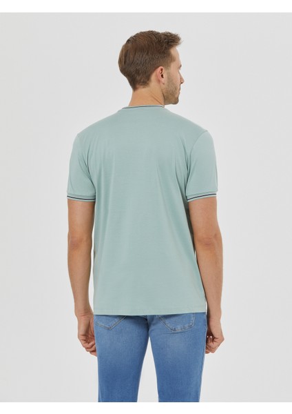 Erkek Regular Fıt Polo Yaka Tişört-Çağla Yeşili modelleri
