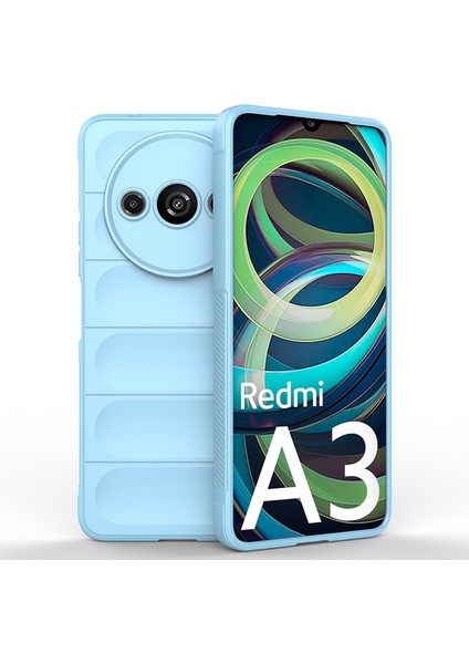 Xiaomi Redmi A3 Kalkan Silika Jeli Yumuşak Cep Telefonu Kılıfı (Yurt Dışından)