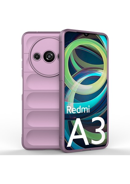 Xiaomi Redmi A3 Kalkan Silika Jeli Yumuşak Cep Telefonu Kılıfı (Yurt Dışından)