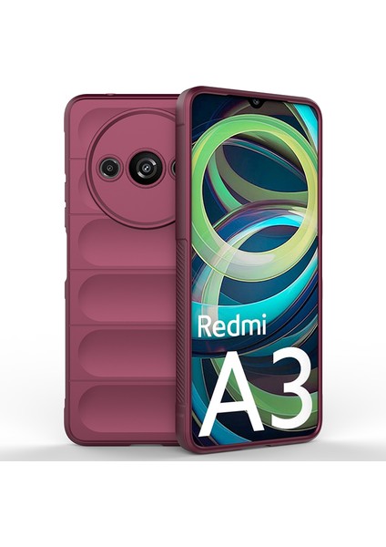 Xiaomi Redmi A3 Kalkan Silika Jeli Yumuşak Cep Telefonu Kılıfı (Yurt Dışından)
