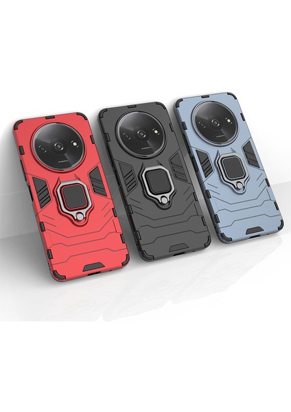 Poco C61 Halka Standı Zırh Cep Telefonu Kılıfı (Yurt Dışından)