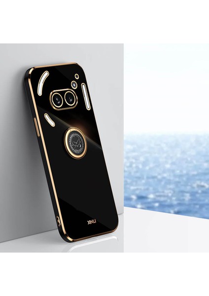 Nothing Phone 2A Halka Standı 6d Elektrokaplama Tpu Cep Telefonu Kılıfı (Yurt Dışından)