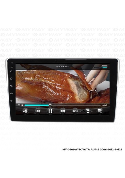 Araç Multimedya Toyota Auris Android 12 Carplay 4gb Ram + 64GB HDD Navigasyon Ekran Myw