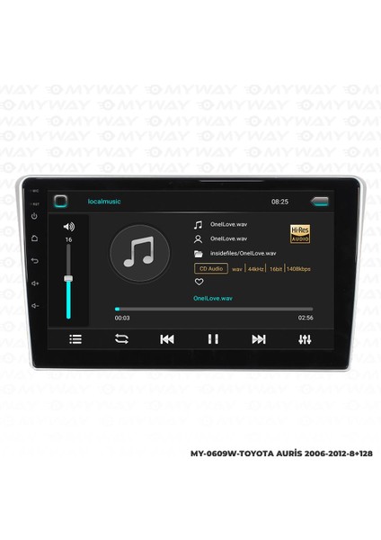 Araç Multimedya Toyota Auris Android 12 Carplay 4gb Ram + 64GB HDD Navigasyon Ekran Myw fiyatları