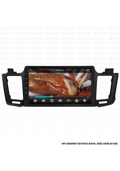 Araç Multimedya Toyota Rav4 Android 12 Carplay 4gb Ram + 64GB HDD 2013-2018 Navigasyon Ekran Myw