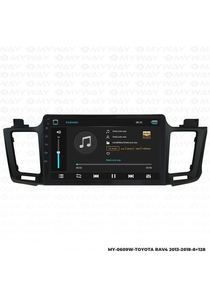 Araç Multimedya Toyota Rav4 Android 12 Carplay 4gb Ram + 64GB HDD 2013-2018 Navigasyon Ekran Myw