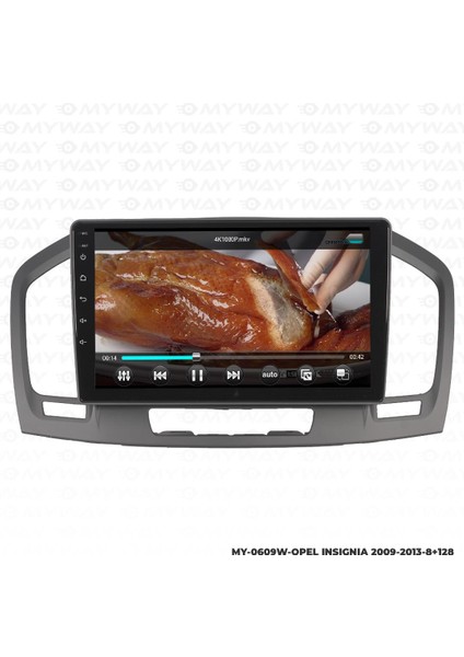 Araç Multimedya Opel Insignia Android 12 Carplay 4gb Ram + 64GB HDD 2009-2013 Navigasyon Ekran Myw