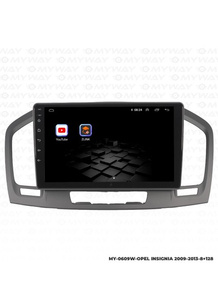 Araç Multimedya Opel Insignia Android 12 Carplay 4gb Ram + 64GB HDD 2009-2013 Navigasyon Ekran Myw