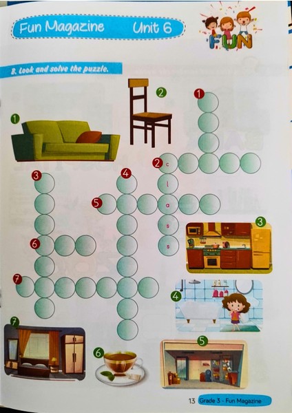 3. Sınıf Fun and Learn Course Book - Activity Book - Fun Magazine - 3. Sınıf Deneme Sınavı - İngilizce Dil Kartları - 3'lü İngilizce-Türkçe Hikaye Seti 8'li Set modelleri