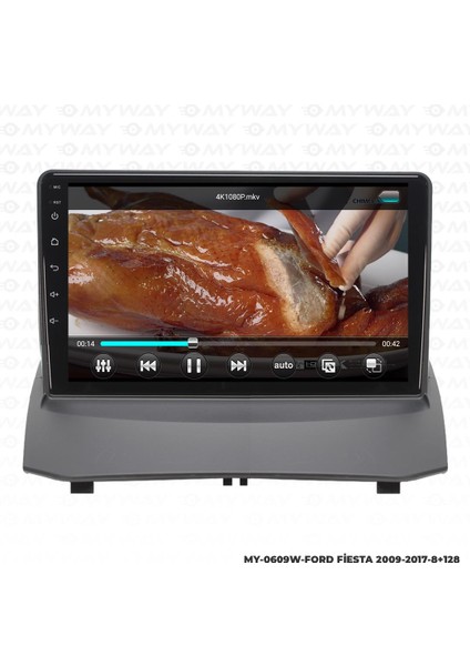 Araç Multimedya Ford Fiesta Android 12 Carplay 4gb Ram + 64GB HDD 2013-2017 Navigasyon Ekran Myw