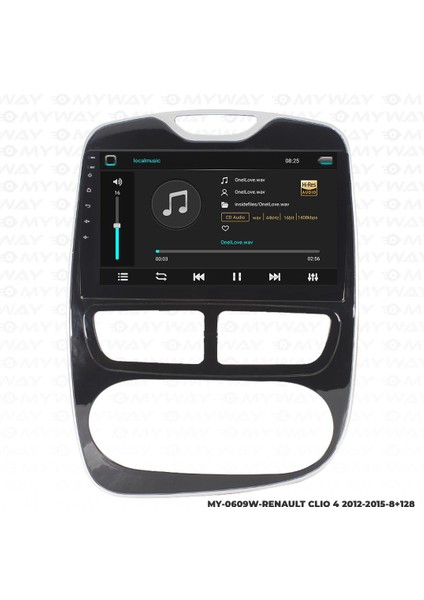 Araç Multimedya Renault Clio 4 Android 12 Carplay 4gb Ram + 64GB HDD 2012-2015 Navigasyon Ekran Myw