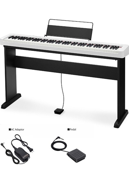 CDP-S110WE 88 Tuşlu Dijital Piyano + CS46 Sehpa