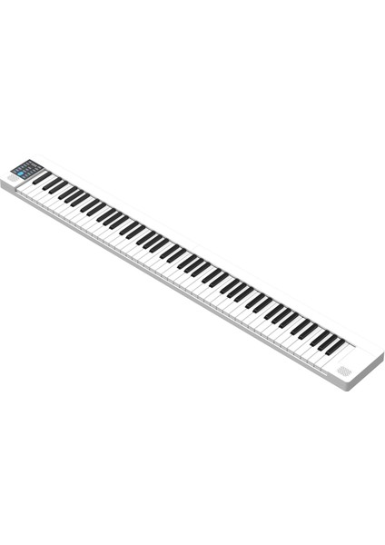 JDP-8800 Katlanabilir Tuş Hassasiyetli Bluetooth + Şarjlı Piyano - Beyaz