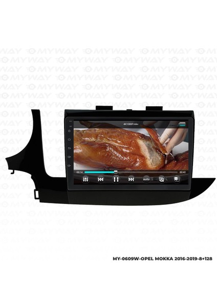 Araç Multimedya Opel Mokka Android 12 Carplay 4gb Ram + 64GB HDD Navigasyon Ekran Myw