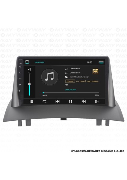 Araç Multimedya Renault Megane 2 Android 12 Carplay 4gb Ram + 64GB HDD Navigasyon Ekran Myw fiyatları