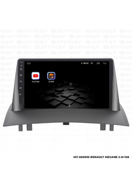 Araç Multimedya Renault Megane 2 Android 12 Carplay 4gb Ram + 64GB HDD Navigasyon Ekran Myw indirimleri