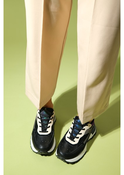 Blaj Siyah Mor Kadın Spor Ayakkabı indirimleri