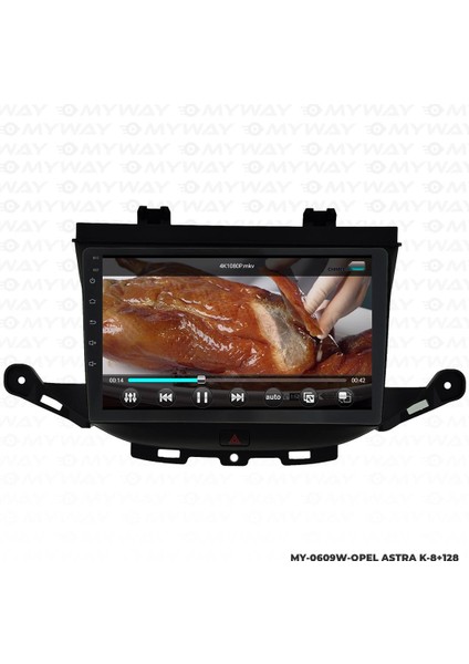 Araç Multimedya Opel Astra K Android 12 Carplay 4gb Ram + 64GB HDD Navigasyon Ekran Myw