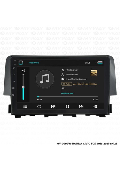 Araç Multimedya Honda Civic Fc5 Android 12 Carplay 4gb Ram + 64GB HDD Navigasyon Ekran Myw fiyatları
