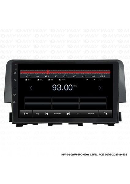 Araç Multimedya Honda Civic Fc5 Android 12 Carplay 4gb Ram + 64GB HDD Navigasyon Ekran Myw fırsatları