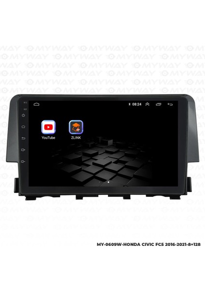 Araç Multimedya Honda Civic Fc5 Android 12 Carplay 4gb Ram + 64GB HDD Navigasyon Ekran Myw indirimleri